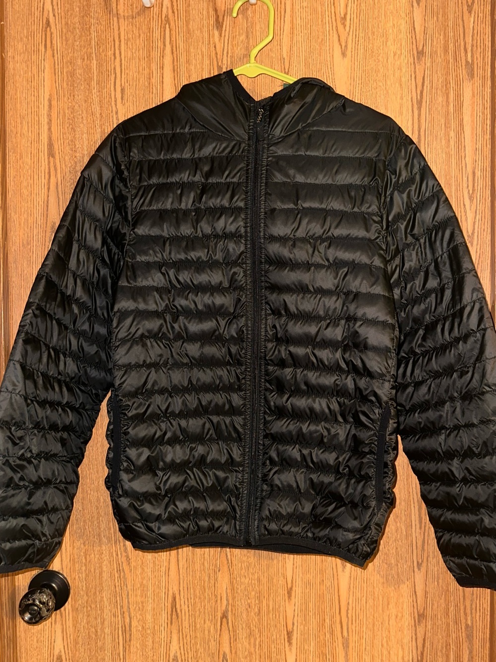 Women’s Black Packable Quilted Jacket - Lightweight Hooded Coat